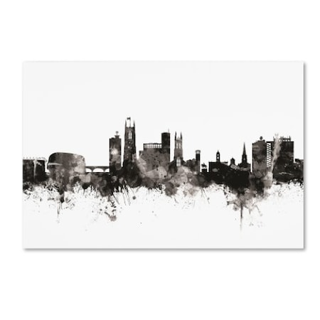 Michael Tompsett 'Derby England Skyline III' Canvas Art,16x24